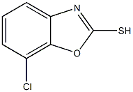 7-氯-2-巯基苯并噁唑结构式