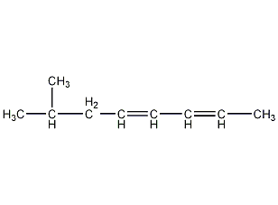 7-甲基-2,4-辛二烯结构式