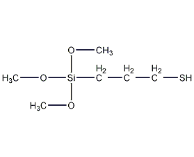 (3-巯基丙基)三甲氧基硅烷结构式