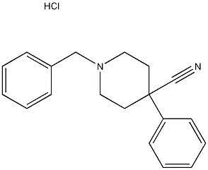 1-Benzyl-4-cyano-4-phenylpiperidine Hydrochloride