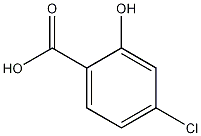 4-氯水杨酸结构式