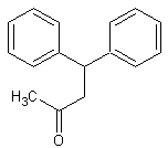 4,4-二苯基-1-丁酮结构式