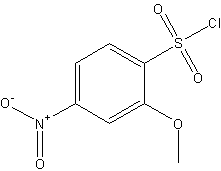 2-甲氧基-4-硝基苯磺酰氯结构式