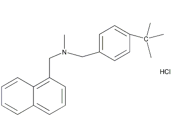 盐酸布替萘芬结构式