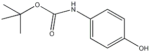 4-(BOC-氨基)酚结构式