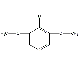 2,6-二甲氧基苯基硼酸结构式