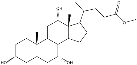 胆酸甲酯结构式