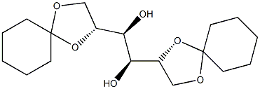 1,2:5,6-二-O-亚环己基-D-甘露醇结构式