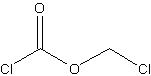 氯甲酸氯甲酯结构式