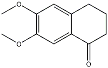6,7-二甲氧基-1-四氢萘酮结构式
