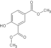 4-羟基苯二甲酸甲酯结构式