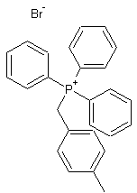 (4-甲基苄基)三苯基溴化膦结构式
