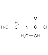N,N-二乙氨基甲酰氯结构式