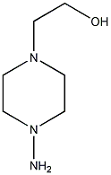 1-氨基-4-(2-羟乙基)哌嗪结构式