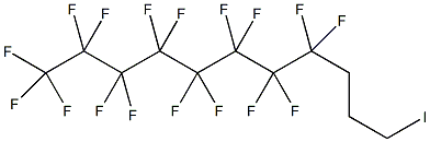 4,4,5,5,6,6,7,7,8,8,9,9,10,10,11,11,11-十七氟十一烷基碘结构式