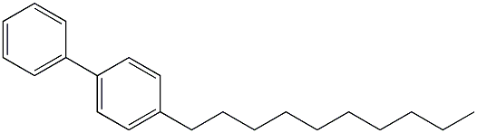 4-正癸基联苯结构式