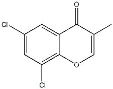 6,8-二氯-3-甲基色酮结构式