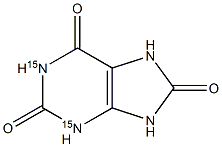 尿酸-1,3-15N2结构式