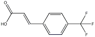 4-(三氟甲基)肉桂酸结构式