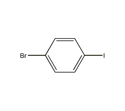1-溴-4-碘苯结构式