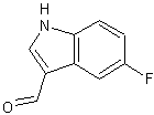 5-氟吲哚-3-甲醛结构式