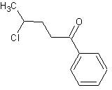 4'-氯苯戊酮结构式