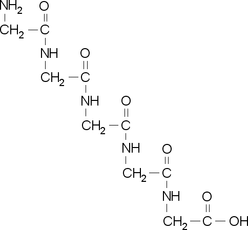 五甘氨酸结构式