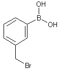 3-(溴甲基)苯硼酸结构式