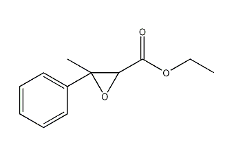 3-甲基-3-苯基环氧乙烷羧酸乙酯结构式