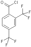 2,4-双(三氟甲基)苯甲酰氯结构式