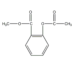 乙酰水杨酸甲酯结构式