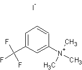 3-(三氟甲基)苯基三甲基碘化铵结构式