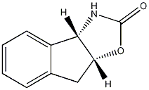 (3aS-顺)-(-)-3,3a,8,8a-四氢-2H-茚并[1,2-d]噁唑-2-酮结构式