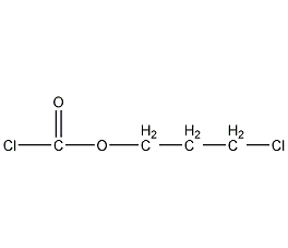 3-氯丙基氯甲酸酯结构式