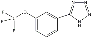 5-(3-三氟甲氧基苯基)-1H-四唑结构式