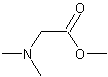 N,N-二甲基甘氨酸甲酯结构式