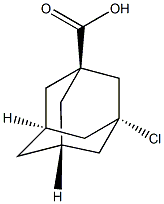 3-氯金刚烷-1-羧酸结构式