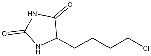5-(4-氯丁基)乙内酰脲结构式