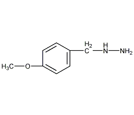 4-甲氧基苄肼结构式