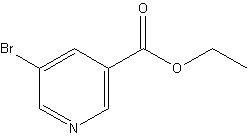 5-溴烟酸乙酯结构式