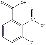 3-氯-2-硝基苯甲酸结构式