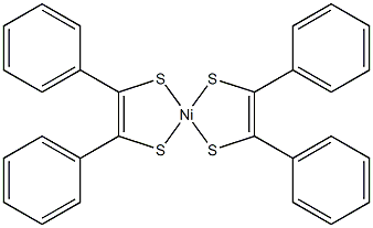 双(二硫苯)镍(Ⅱ)结构式