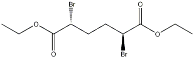 2,5-二溴己二酸二乙酯结构式