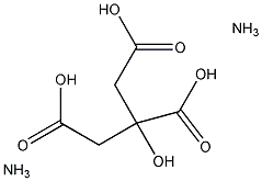 柠檬酸氢二铵结构式