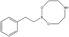 2-苯基乙基-1-硼酸 二乙醇胺 酯结构式