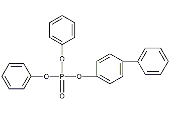磷酸-2-联苯基二苯基酯结构式