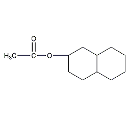 乙酸十氢萘酯结构式