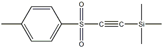 对甲苯基[2-(三甲基甲硅烷基)乙炔基]砜结构式