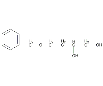 (R)-4-苄氧基-1,2-丁二醇结构式