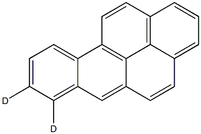 苯并[a]芘-7,8-d2结构式